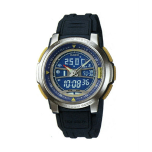 Correa original color azul oscuro para el reloj Casio AQF-101-2B